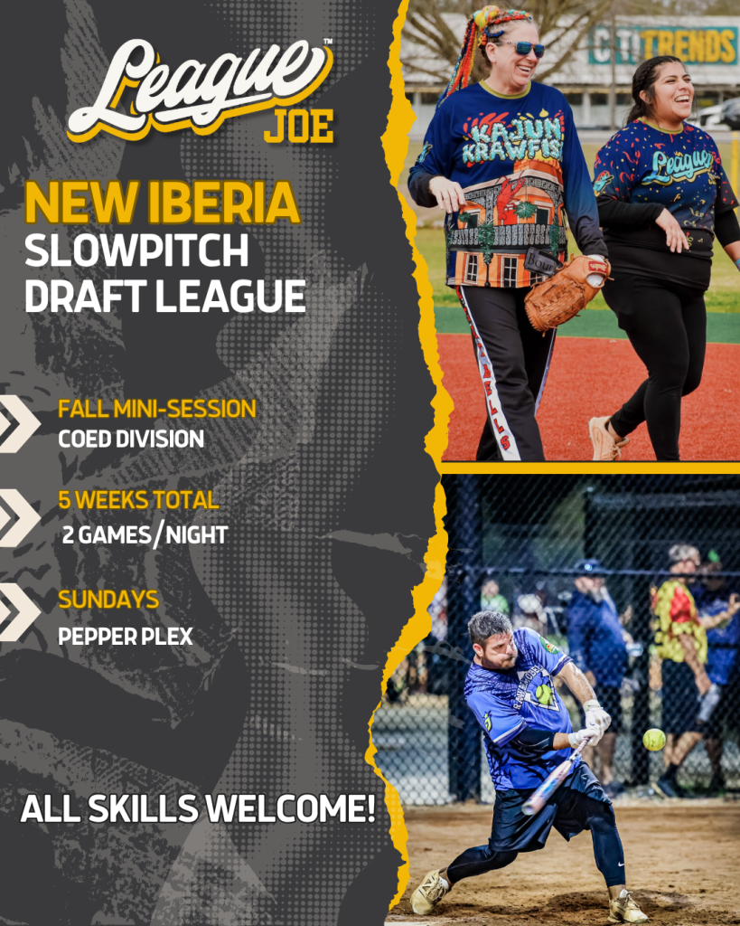 New Iberia Slowpitch Draft League Logo