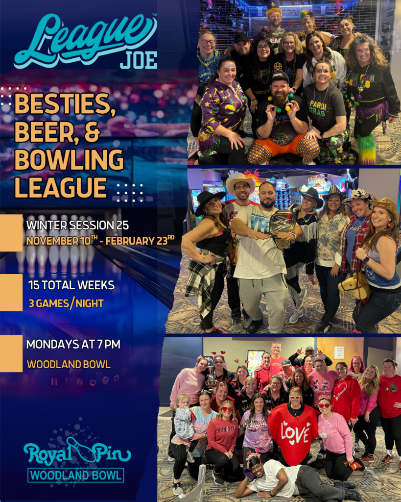 Beer, Besties, & Bowling Logo